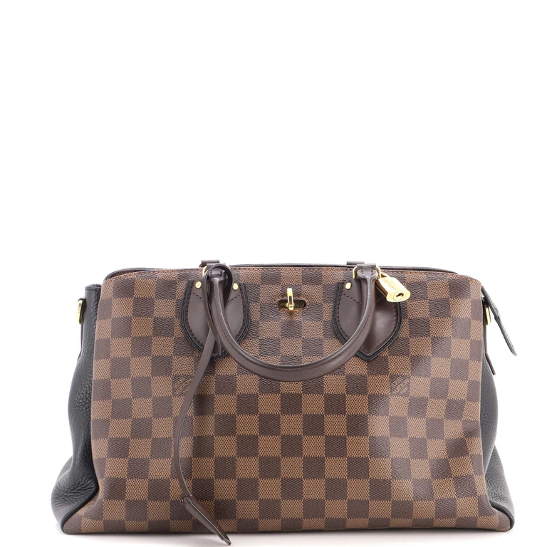 Normandy Handbag Damier and Leather