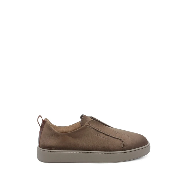 Slip-on Leather Sneakers