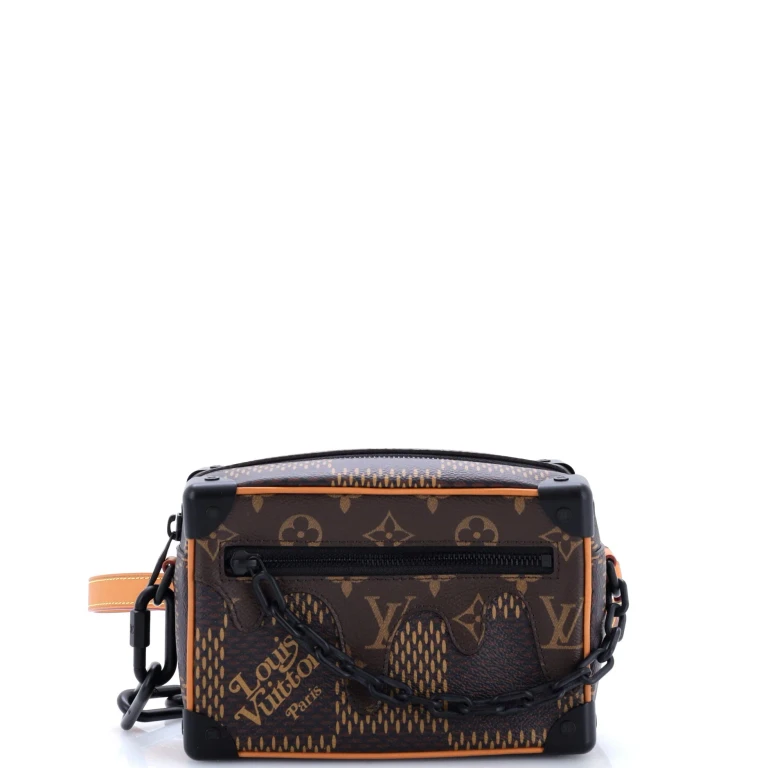 Nigo Soft Trunk Bag Limited Edition Giant Damier and Monogram Canvas Mini