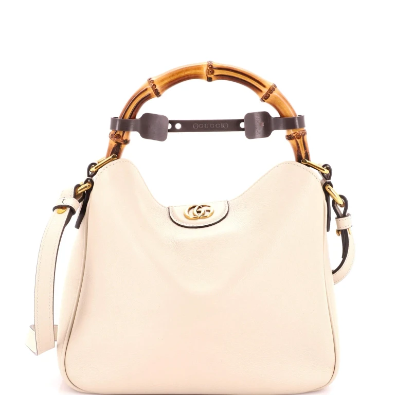 Diana NM Bamboo Shoulder Bag Leather Small
