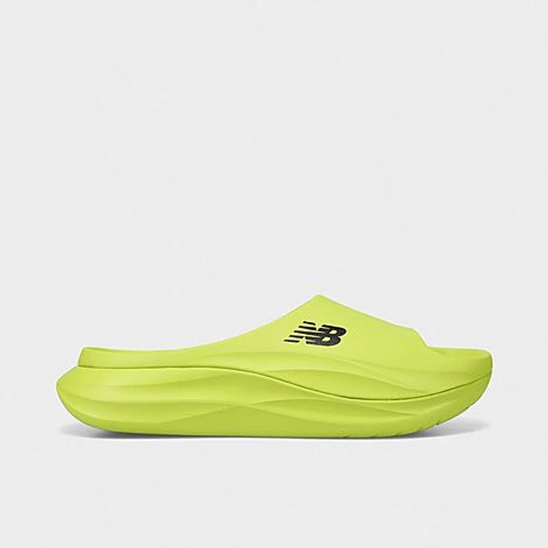 Ciabatte slide New Balance 6650 in verde/nero