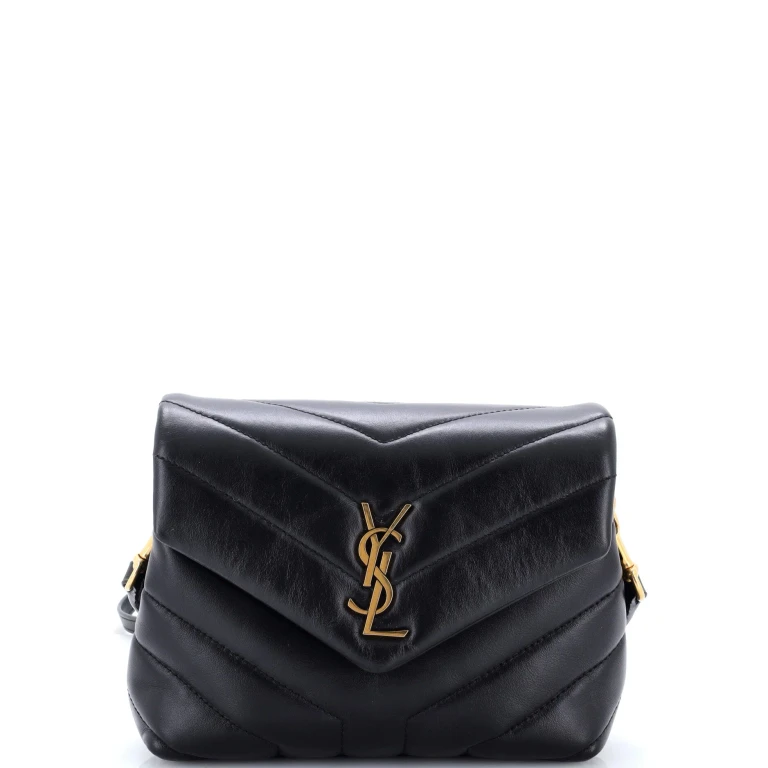 Loulou Shoulder Bag Matelasse Chevron Leather Toy