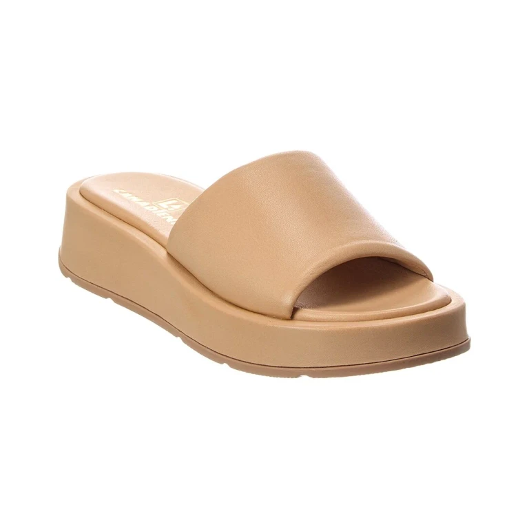 Audi Leather Platform Sandal