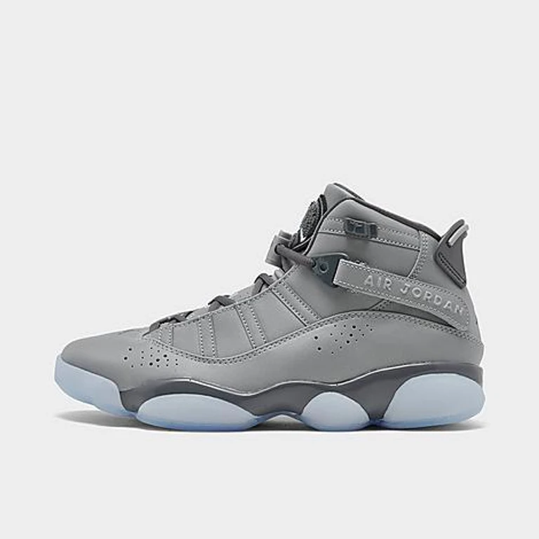 Men's 6 Rings SE Basketball Shoes in Metallic Silver/Light Graphite/White Size: 7.5