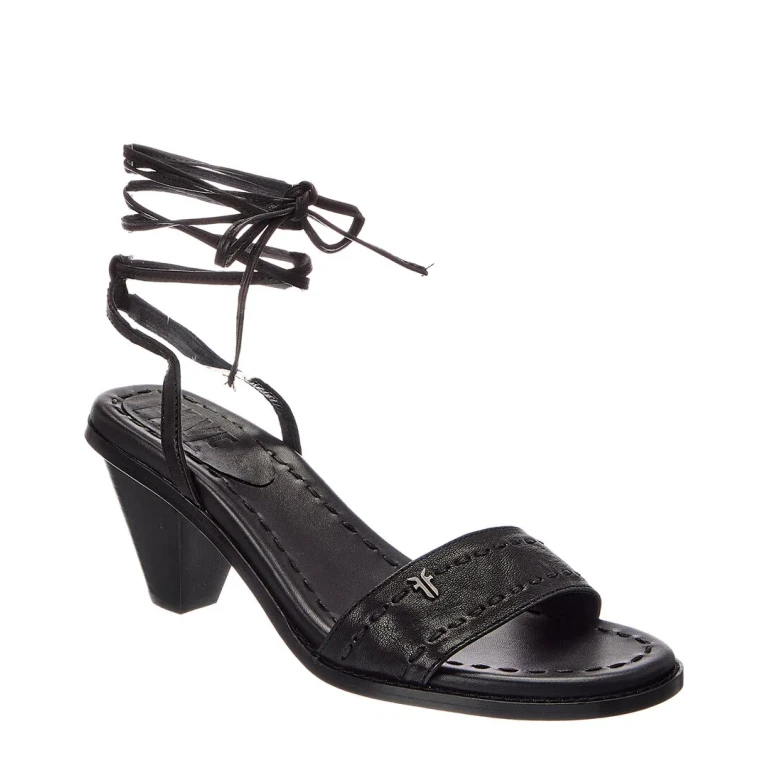 Estelle Ankle Tie Leather Sandal