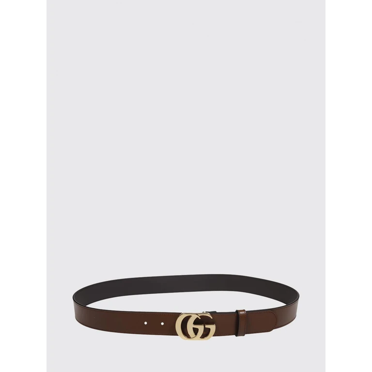 Smooth Calfskin Leather Belt with GG Monogram Buckle (874724AAG992521)
