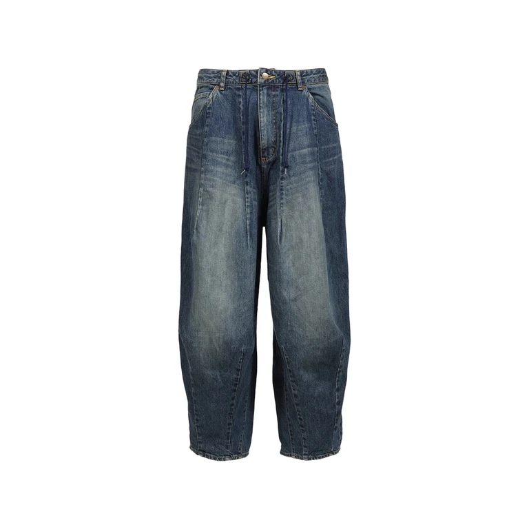 Needles Faded-effect Tapered Jeans
