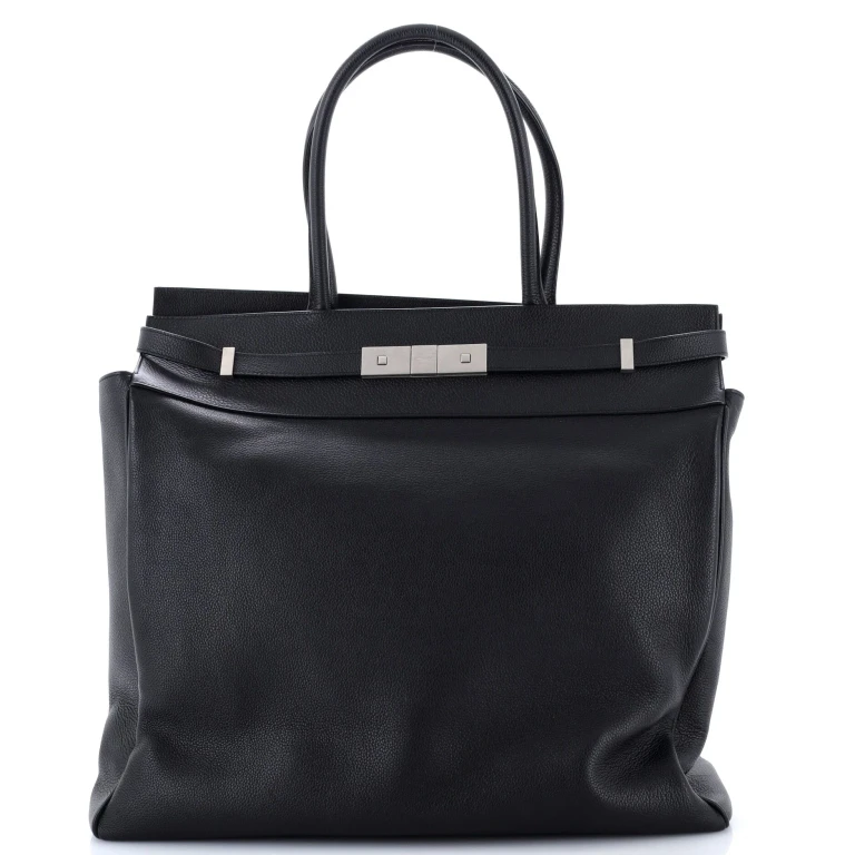 Manhattan Tote Leather North South