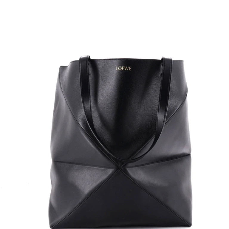 Puzzle Fold Tote Leather XL