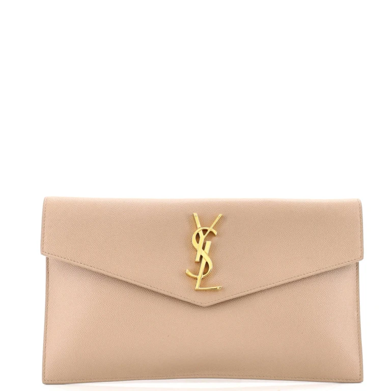 Classic Monogram Envelope Clutch Leather