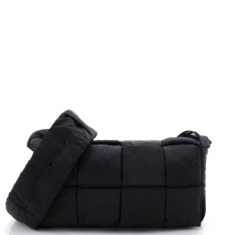 Padded Tech Cassette Crossbody Bag Intrecciato Nylon