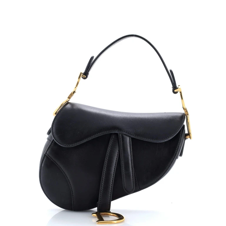 Saddle Handbag Leather Mini