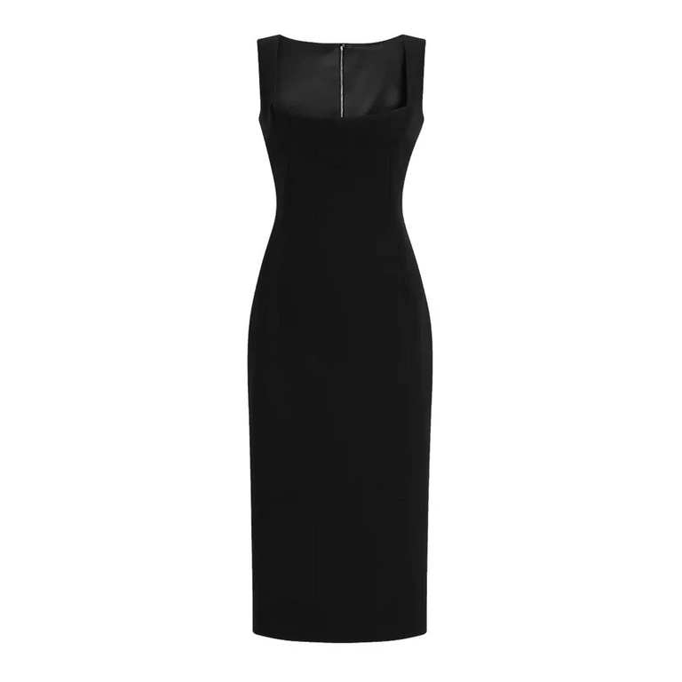Robe Au Genou - Noir (F630OTFU2L8N0000)