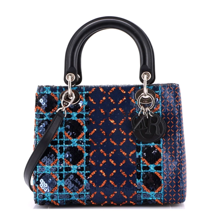 Lady Dior Bag Sequin Jacquard Medium