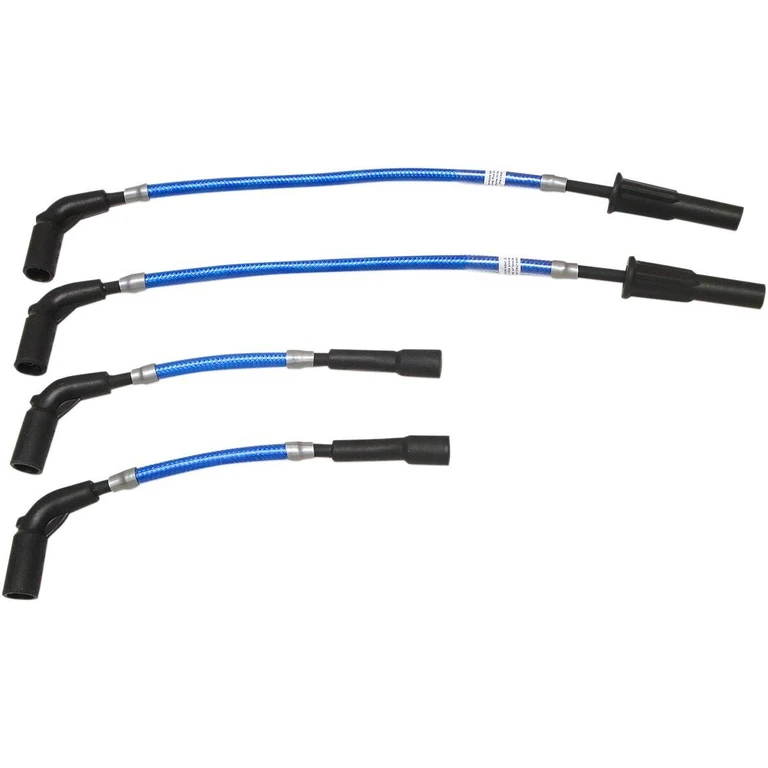 3047B - Magnum Shielding Braided Spark Plug Wire For Harley Davidson FLDE 1750 2018-2020 - Blue