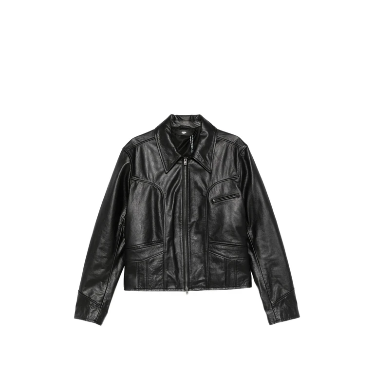 Leather Western-yoke Jacket