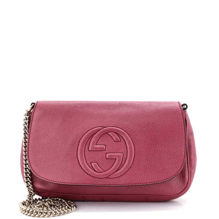 Soho Chain Crossbody Bag Leather Medium