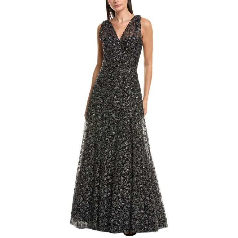 Sequin Tulle Gown