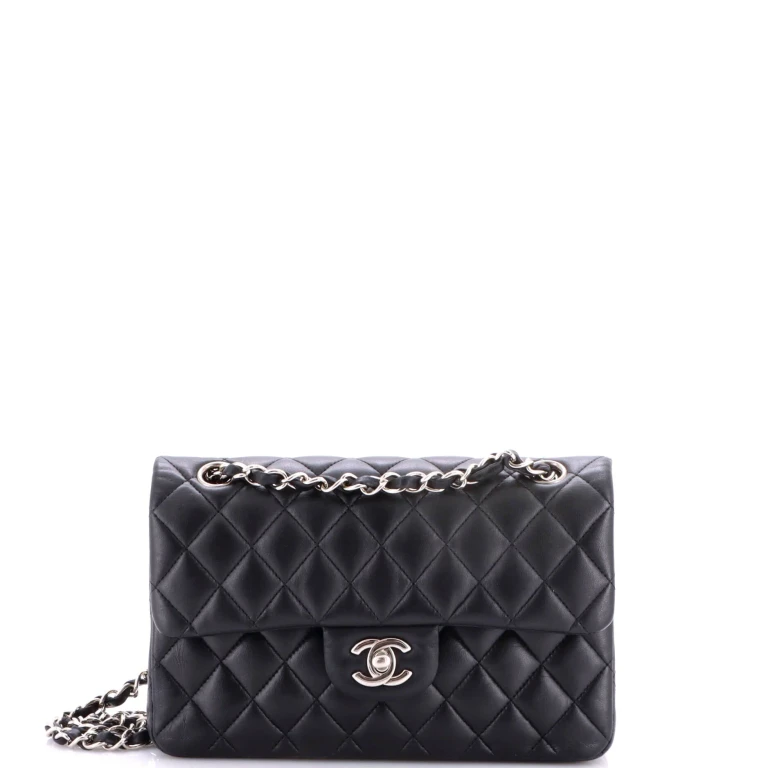 Classic Double Flap Bag Quilted Lambskin Small