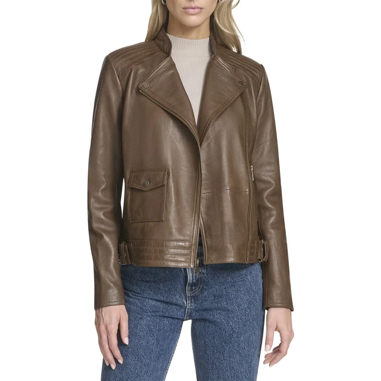 Frankie Leather Moto Jacket