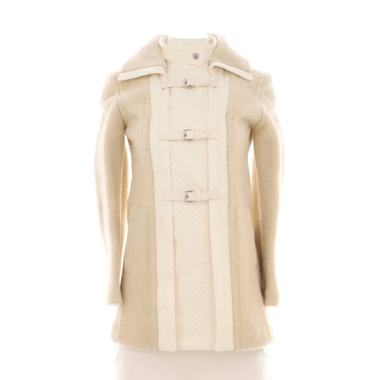 Women's Manteau Duffle Coat Fur and Cotton