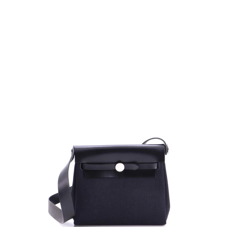 Herbag Zip Toile and Leather 20