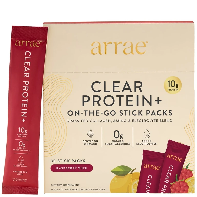 Clear Protein+ Grass-Fed Collagen Protein & Electrolyte Blend - Raspberry Yuzu
