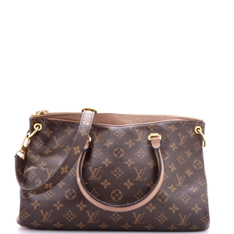 Pallas Tote Monogram Canvas with Leather