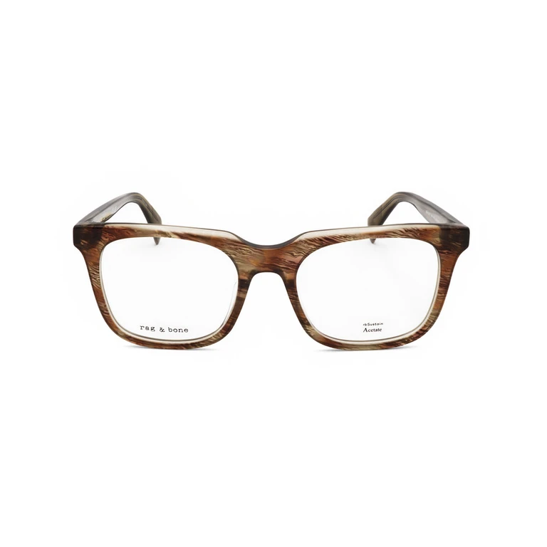 Mens Brown Rectangular Eyeglass Frames RNB7064/G