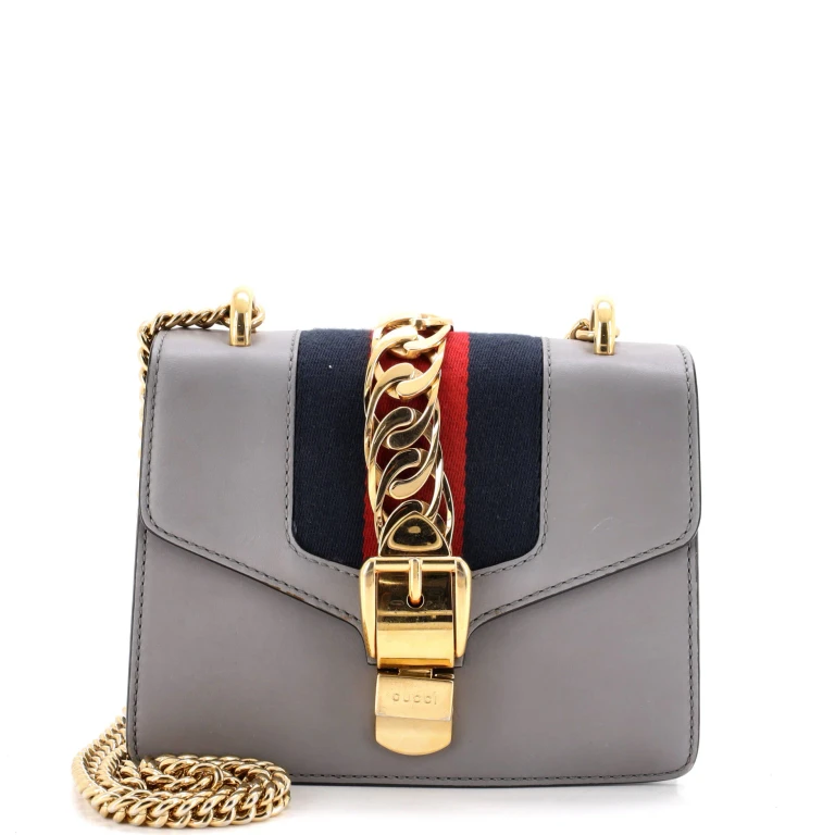 Sylvie Chain Shoulder Bag Leather Mini