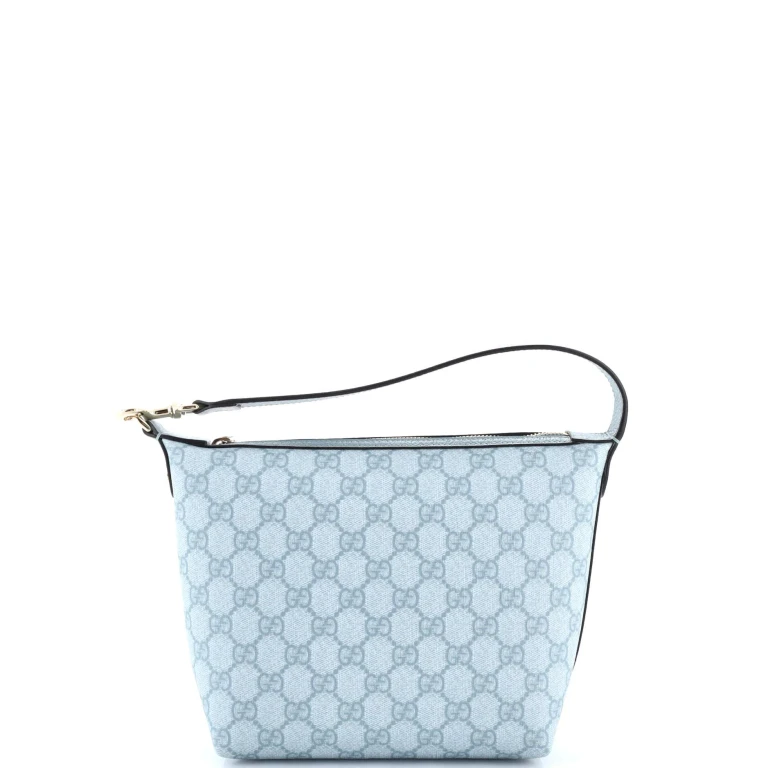 Ophidia Zip Shoulder Bag GG Coated Canvas Super Mini