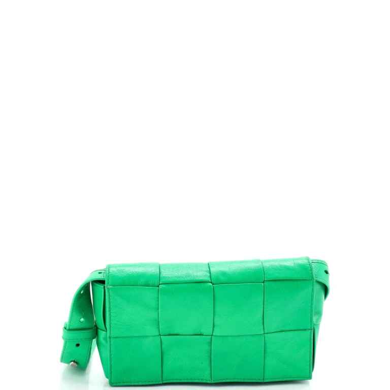 Cassette Belt Bag Maxi Intrecciato Leather