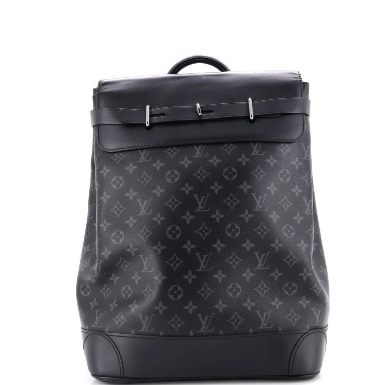 Steamer Backpack Monogram Eclipse Canvas