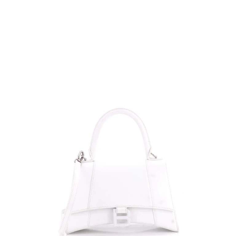 Hourglass Top Handle Bag Leather Small