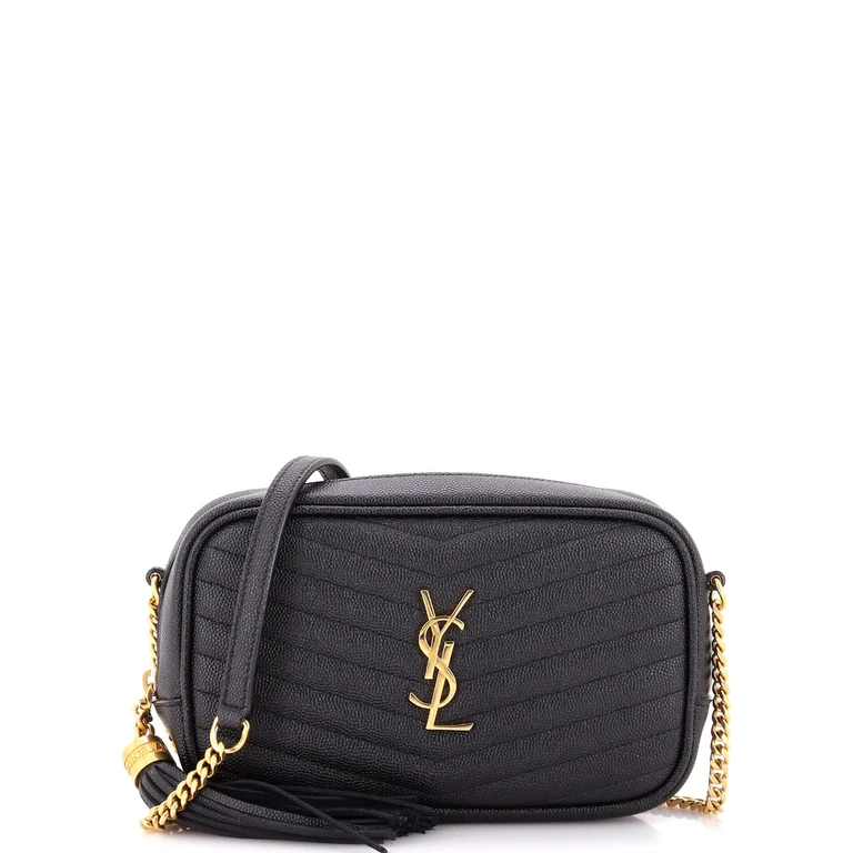Lou Camera Bag Matelasse Chevron Leather Mini