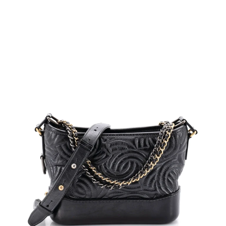 Gabrielle Hobo CC Stitched Calfskin Small