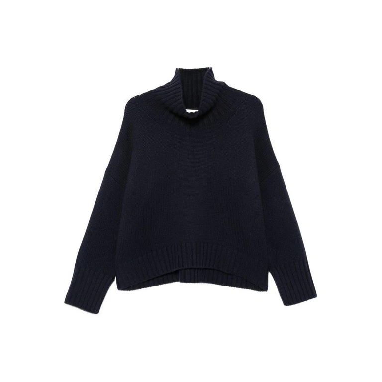 Pull Col Roulé - Bleu Foncé (FW25SF2104910039NAVY)