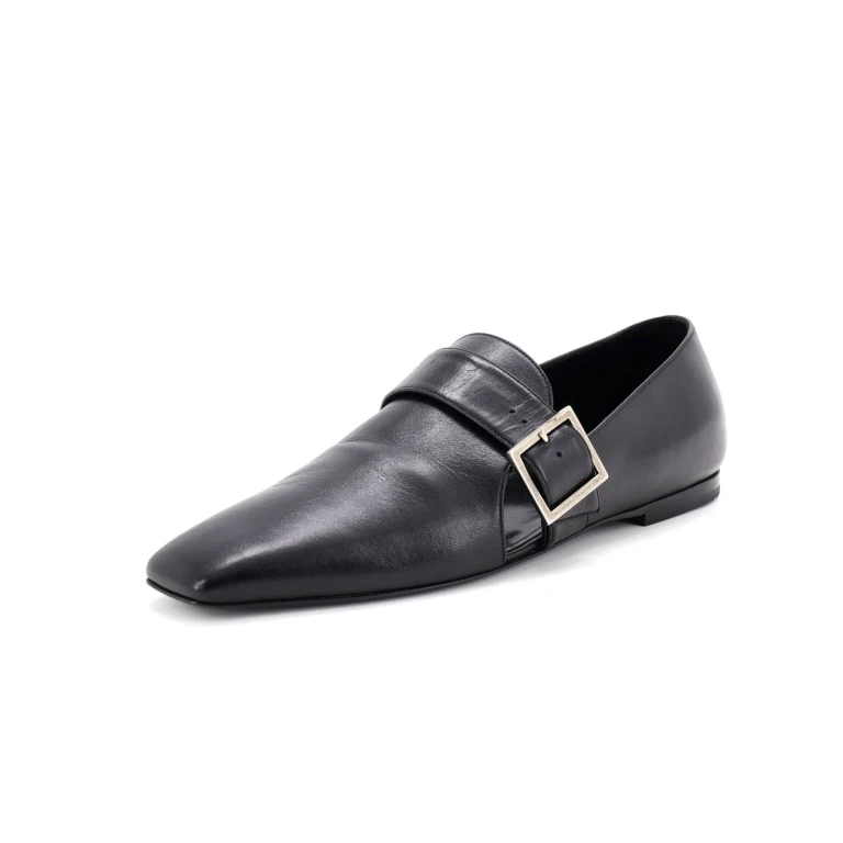 Women's Tristan Buckle Loafers Leather