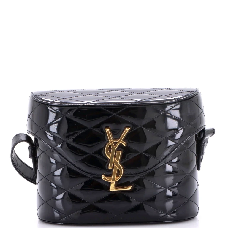 June Box Bag Quilted Patent