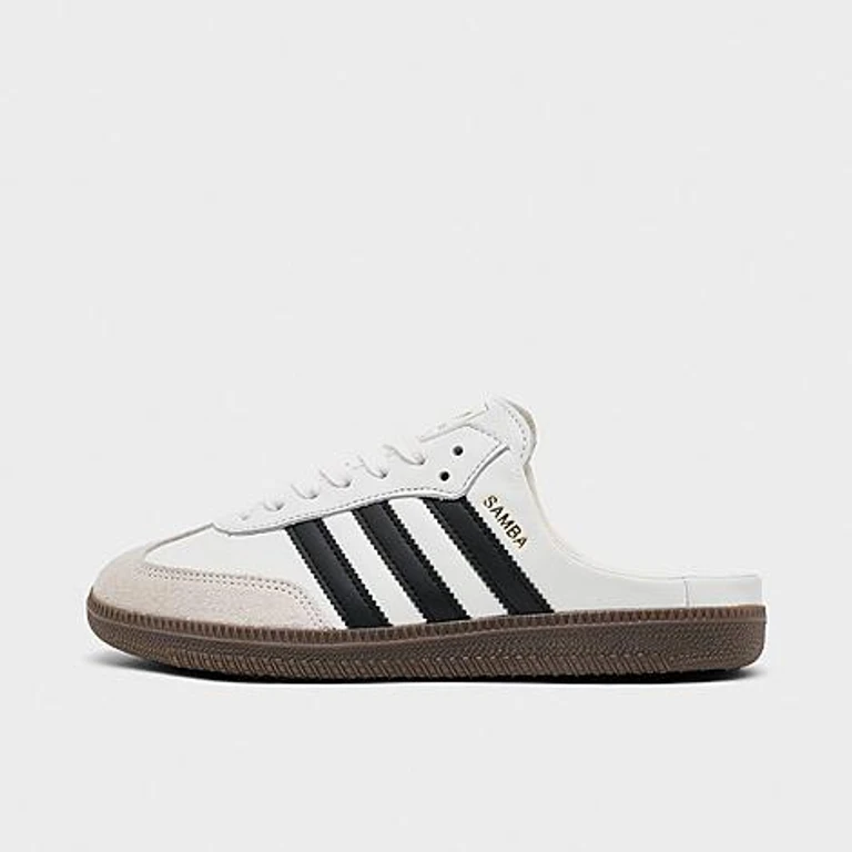 Women's Originals Samba OG Mule Casual Shoes in Cloud White/Core Black/Gum Size: 5.0