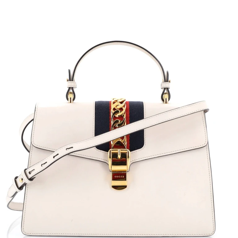 Sylvie Top Handle Bag Leather Large