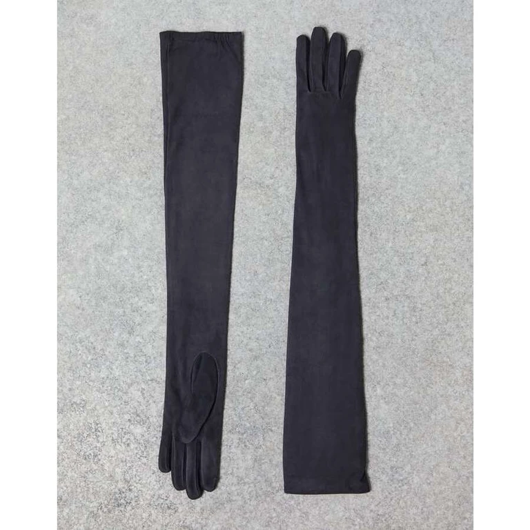 Women's Night Sky Long Leather Gloves