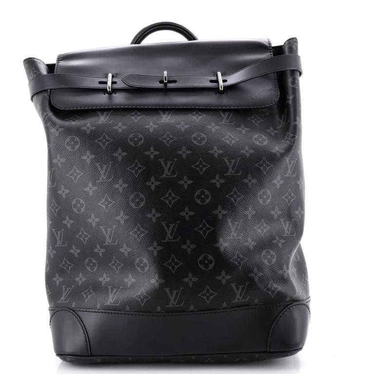 Steamer Backpack Monogram Eclipse Canvas