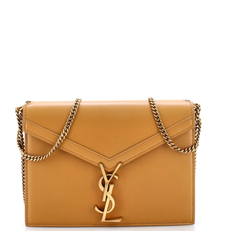 Cassandra Chain Shoulder Bag Leather Medium