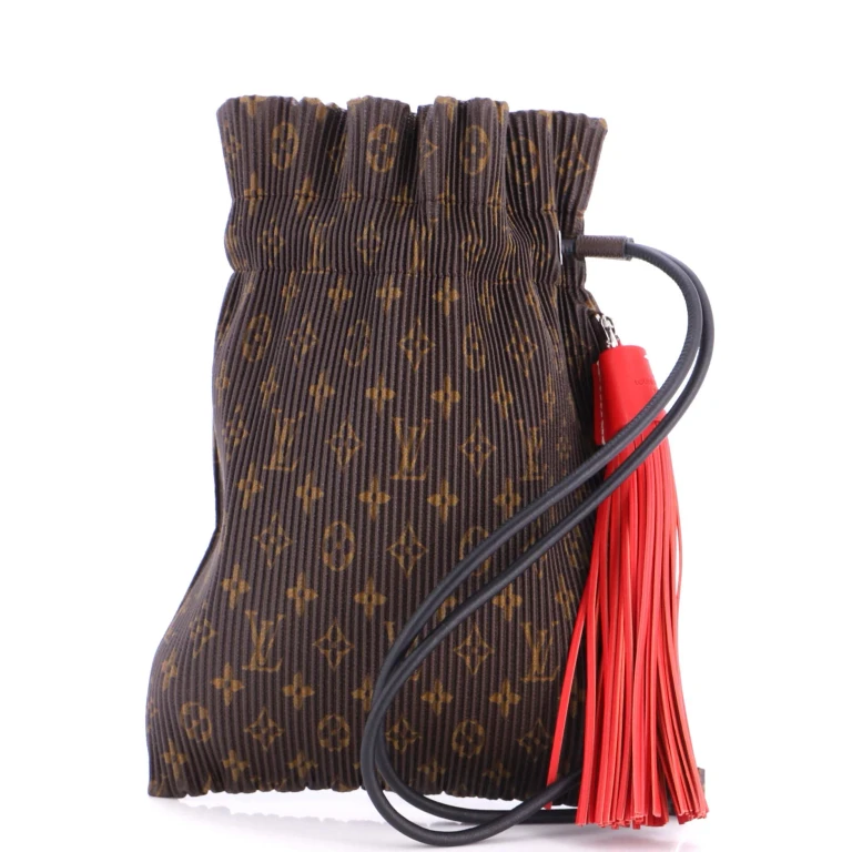 Explorer Shoulder Bag Pleated Monogram Canvas PM