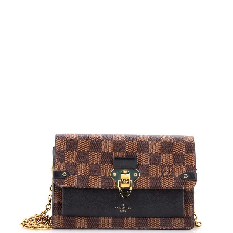 Vavin Chain Wallet NM Damier with Leather