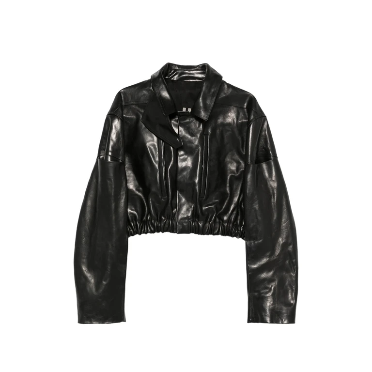 Mac Cropped Leather Jacket