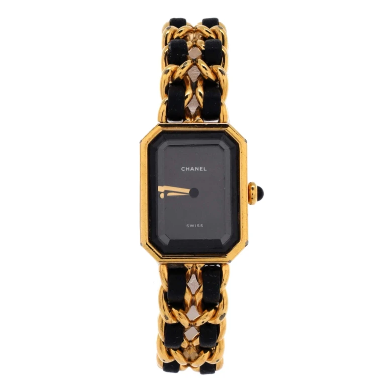 Premiere Rock Quartz Watch Plated Metal and Leather 20