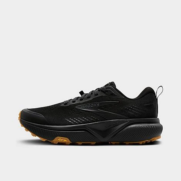 Men's Cascadia 20 Trail Running Shoes in Black/Ebony/Gum Size: 7.5