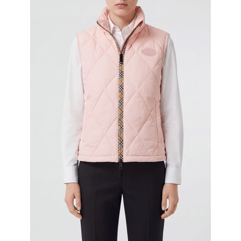 BURBERRY Waistcoat Woman color Pink (8127262)